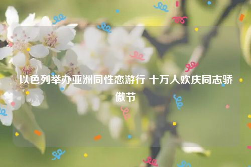 以色列举办亚洲同性恋游行 十万人欢庆同志骄傲节